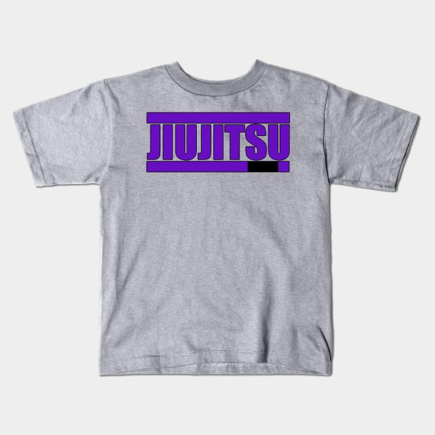 Brazilian Jiujitsu Purple Belt Ranked Kids T-Shirt by  The best hard hat stickers 